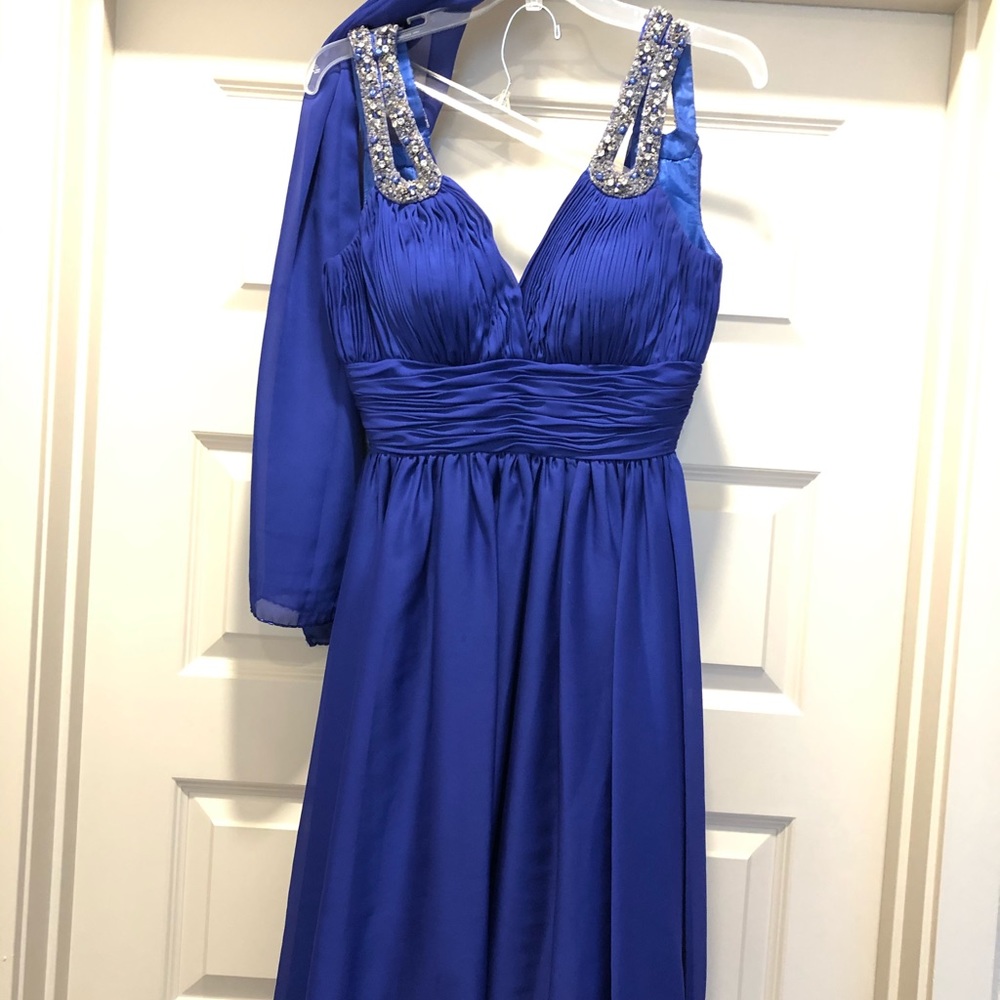 Marilyn style Cobalt blue cocktail dress sz 2